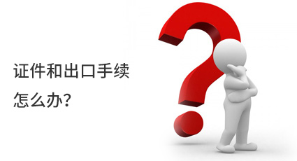 證件和出口手續怎么辦？